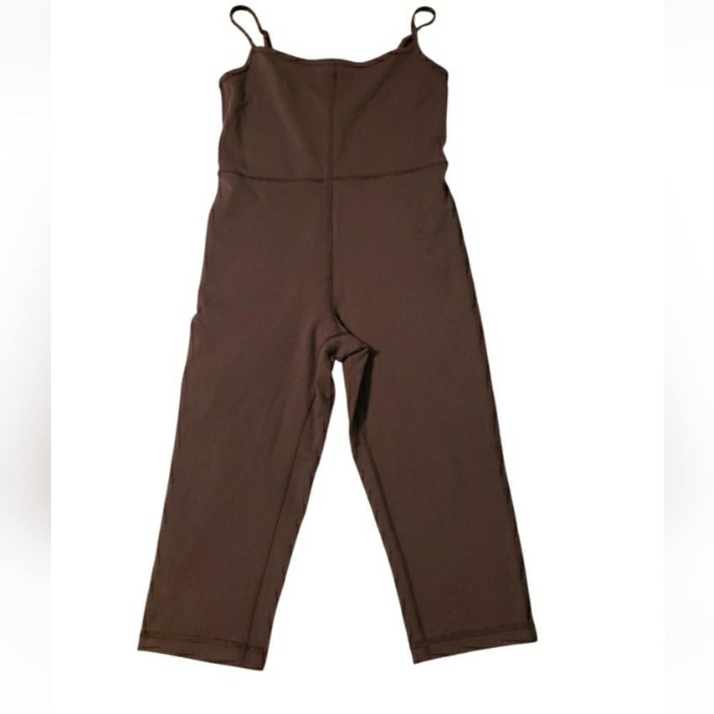 Aritzia Wilfred Free Brown Capri Jumpsuit- M